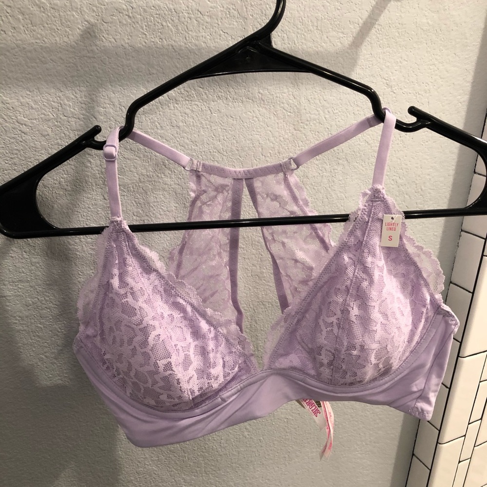 Never Worn Pink Brand Bralette